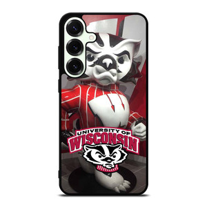 WISCONSIN BADGER MASCOT Samsung Galaxy S25 Plus Case WISCONSIN BADGER MASCOT Samsung Galaxy S25 Plus Case