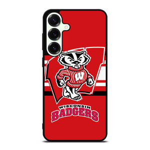 WISCONSIN BADGER SYMBOL Samsung Galaxy S25 Plus Case WISCONSIN BADGER SYMBOL Samsung Galaxy S25 Plus Case