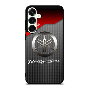 YAMAHA REVS YOUR HEART METAL LOGO Samsung Galaxy S25 Plus Case