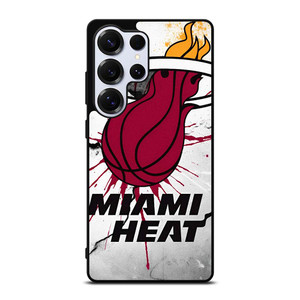 MIAMI HEAT CRACKED LOGO Samsung Galaxy S25 Ultra Case