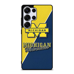 MICHIGAN WOLVERINES FOOTBALL BADGE Samsung Galaxy S25 Ultra Case MICHIGAN WOLVERINES FOOTBALL BADGE Samsung Galaxy S25 Ultra Case