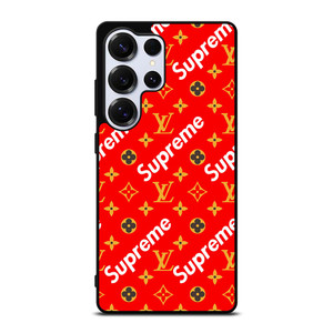 NEW SUPREME RED GOLD PATTERN Samsung Galaxy S25 Ultra Case NEW SUPREME RED GOLD PATTERN Samsung Galaxy S25 Ultra Case
