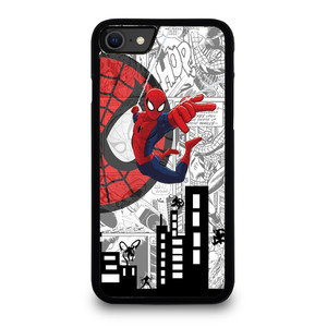 MARVEL SPIDERMAN COMIC CARTOON iPhone SE 2020 Case