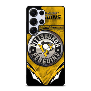 PITTSBURGH PENGUINS METAL NHL Samsung Galaxy S25 Ultra Case PITTSBURGH PENGUINS METAL NHL Samsung Galaxy S25 Ultra Case
