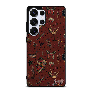 SAILOR JERRY TATTOO PATTERN Samsung Galaxy S25 Ultra Case