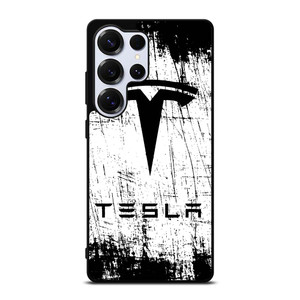 TESLA MOTORS BRUSHED LOGO Samsung Galaxy S25 Ultra Case