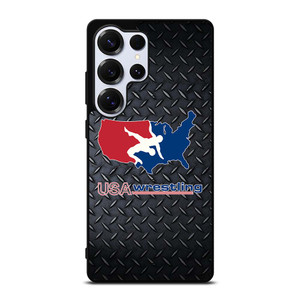 USA WRESTLING METAL LOGO Samsung Galaxy S25 Ultra Case