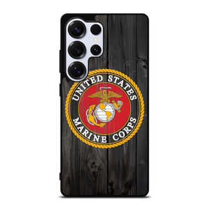 USMC US MARINE CORPS WOOD Samsung Galaxy S25 Ultra Case