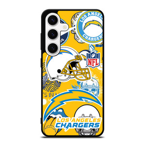 LOS ANGELES CHARGERS NFL STICKER BOMB Samsung Galaxy S24 Case LOS ANGELES CHARGERS NFL STICKER BOMB Samsung Galaxy S24 Case