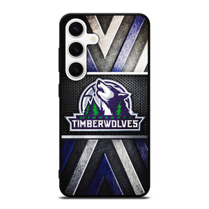 MINNESOTA TIMBERWOLVES METAL SYMBOL Samsung Galaxy S24 Case MINNESOTA TIMBERWOLVES METAL SYMBOL Samsung Galaxy S24 Case
