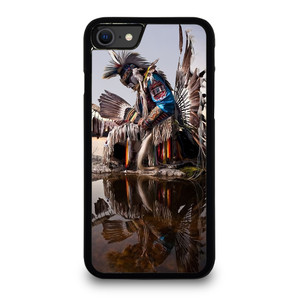 NATIVE AMERICAN INDIAN FEATHERS iPhone SE 2020 Case NATIVE AMERICAN INDIAN FEATHERS iPhone SE 2020 Case