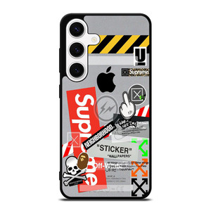 OFF WHITE SUPREME Samsung Galaxy S24 Case