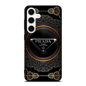 PRADA MILANO BLACK GOLD Samsung Galaxy S24 Case