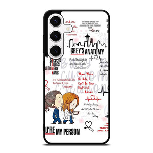 QUOTES OF GREY'S ANATOMY Samsung Galaxy S24 Case