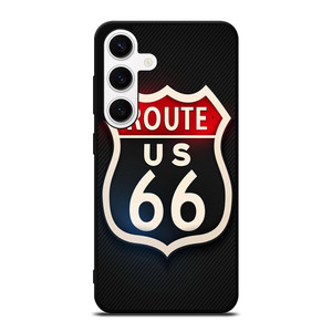 ROUTE 66 STREET US LOGO CARBON Samsung Galaxy S24 Case ROUTE 66 STREET US LOGO CARBON Samsung Galaxy S24 Case