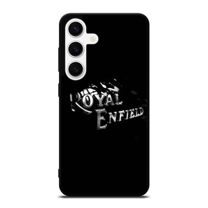 ROYAL ENFIELD BLACK TANK METAL LOGO Samsung Galaxy S24 Case