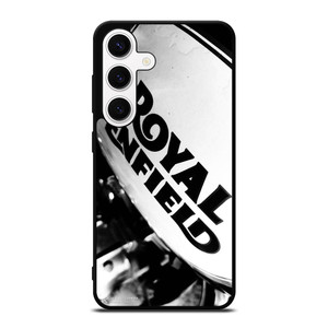ROYAL ENFIELD LOGO BLACK WHITE Samsung Galaxy S24 Case