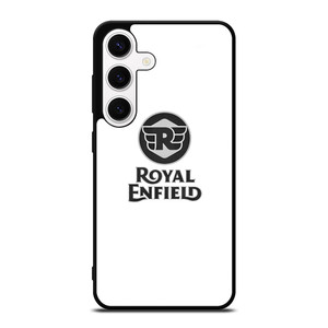 ROYAL ENFIELD WHITE LOGO Samsung Galaxy S24 Case