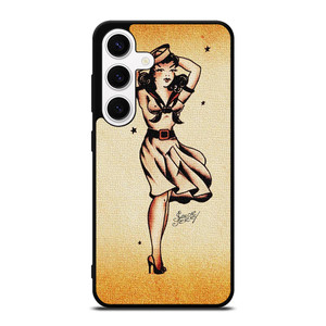 SAILOR JERRY TATTOO GIRL Samsung Galaxy S24 Case