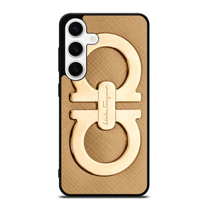 SALVATORE FERRAGAMO GOLD LOGO Samsung Galaxy S24 Case
