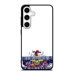 SPIDERMAN VS ALL MARVEL HEROES KAWAII Samsung Galaxy S24 Case SPIDERMAN VS ALL MARVEL HEROES KAWAII Samsung Galaxy S24 Case