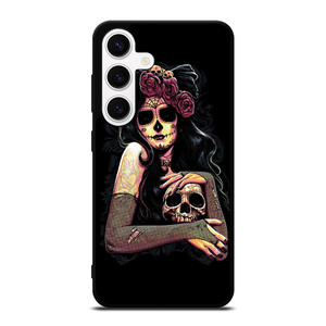 SUGAR SKULL TATTOO GIRL Samsung Galaxy S24 Case SUGAR SKULL TATTOO GIRL Samsung Galaxy S24 Case