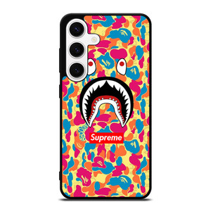SUPREME BAPE CAMO COLOR FULL Samsung Galaxy S24 Case SUPREME BAPE CAMO COLOR FULL Samsung Galaxy S24 Case