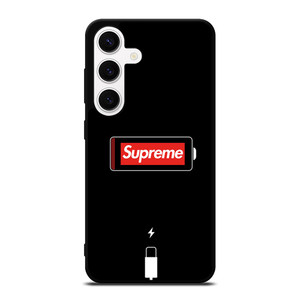 SUPREME PHONE LOW BATTERY Samsung Galaxy S24 Case SUPREME PHONE LOW BATTERY Samsung Galaxy S24 Case