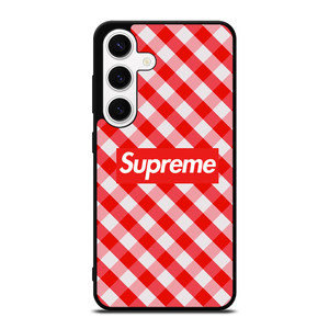 SUPREME RED GINGHAM Samsung Galaxy S24 Case SUPREME RED GINGHAM Samsung Galaxy S24 Case