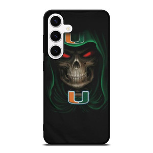 UM MIAMI HURRICANES SKULL Samsung Galaxy S24 Case UM MIAMI HURRICANES SKULL Samsung Galaxy S24 Case