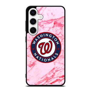 WASHINGTON NATIONALS PINK MARBLE Samsung Galaxy S24 Case WASHINGTON NATIONALS PINK MARBLE Samsung Galaxy S24 Case