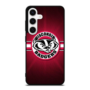 WISCONSIN BADGER METAL LOGO Samsung Galaxy S24 Case WISCONSIN BADGER METAL LOGO Samsung Galaxy S24 Case