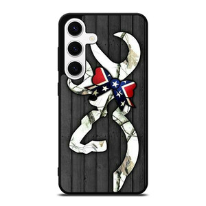 WOODEN CAMO BROWNING LOGO Samsung Galaxy S24 Case WOODEN CAMO BROWNING LOGO Samsung Galaxy S24 Case