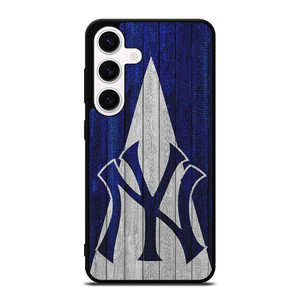 WOODEN LOGO NEW YORK YANKEES Samsung Galaxy S24 Case WOODEN LOGO NEW YORK YANKEES Samsung Galaxy S24 Case
