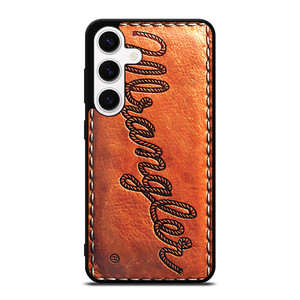 WRANGLER JEANS LOGO LEATHER Samsung Galaxy S24 Case