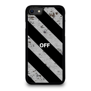 OFF WHITE LOGO STRIPE iPhone SE 2020 Case