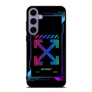 OFF WHITE BLACK NEBULA Samsung Galaxy S24 Plus Case OFF WHITE BLACK NEBULA Samsung Galaxy S24 Plus Case