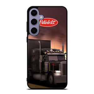 PETERBILT BLACK TRUCK Samsung Galaxy S24 Plus Case