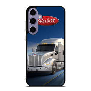 PETERBILT WHITE TRUCK Samsung Galaxy S24 Plus Case