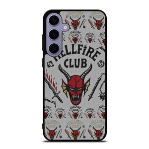 STRANGER THINGS HELLFIRE MASK Samsung Galaxy S24 Plus Case STRANGER THINGS HELLFIRE MASK Samsung Galaxy S24 Plus Case