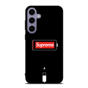 SUPREME PHONE LOW BATTERY Samsung Galaxy S24 Plus Case SUPREME PHONE LOW BATTERY Samsung Galaxy S24 Plus Case
