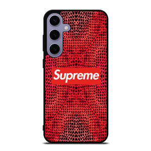 SUPREME RED SNAKE SKIN Samsung Galaxy S24 Plus Case