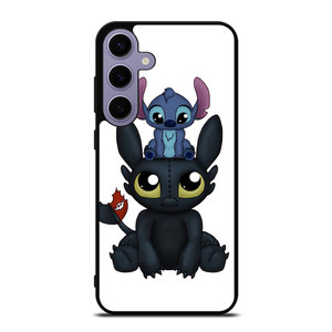 TOOTHLESS AND STITCH CARTOON Samsung Galaxy S24 Plus Case