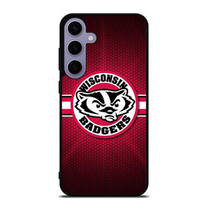 WISCONSIN BADGER METAL LOGO Samsung Galaxy S24 Plus Case WISCONSIN BADGER METAL LOGO Samsung Galaxy S24 Plus Case