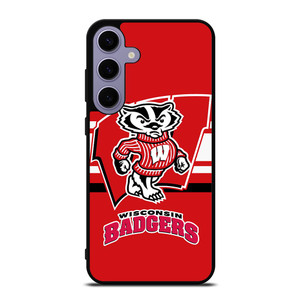 WISCONSIN BADGER SYMBOL Samsung Galaxy S24 Plus Case WISCONSIN BADGER SYMBOL Samsung Galaxy S24 Plus Case
