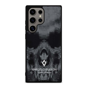 MARCELO BURLON SKULL LOGO Samsung Galaxy S24 Ultra Case MARCELO BURLON SKULL LOGO Samsung Galaxy S24 Ultra Case