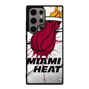 MIAMI HEAT CRACKED LOGO Samsung Galaxy S24 Ultra Case