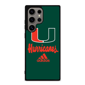MIAMI HURRICANES GREEN LOGO Samsung Galaxy S24 Ultra Case