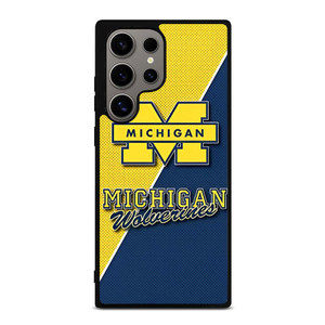 MICHIGAN WOLVERINES FOOTBALL BADGE Samsung Galaxy S24 Ultra Case MICHIGAN WOLVERINES FOOTBALL BADGE Samsung Galaxy S24 Ultra Case