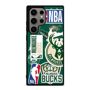 MILWAUKEE BUCKS NBA STICKER BOMB Samsung Galaxy S24 Ultra Case MILWAUKEE BUCKS NBA STICKER BOMB Samsung Galaxy S24 Ultra Case